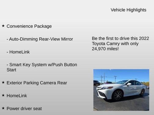 2022 Toyota Camry SE