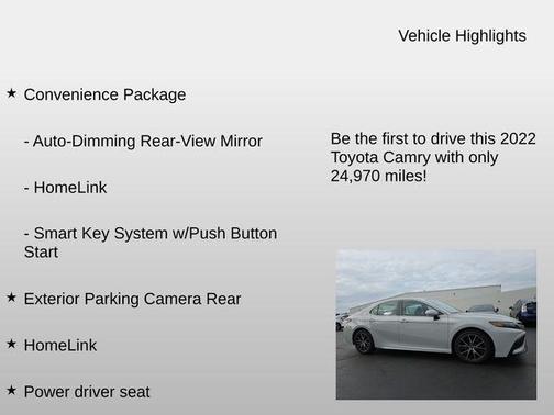 2022 Toyota Camry SE