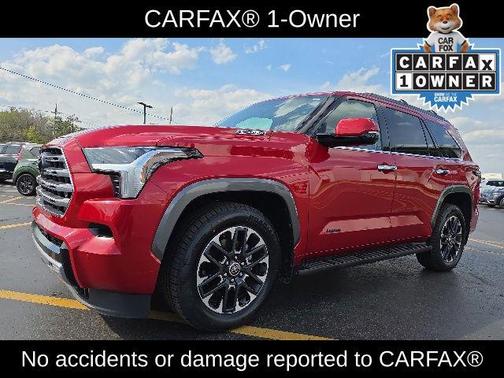 Supersonic Red 2023 Toyota Sequoia Limited