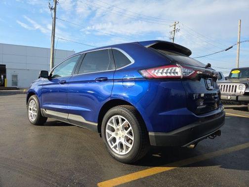 Blue Metallic 2015 Ford Edge SEL