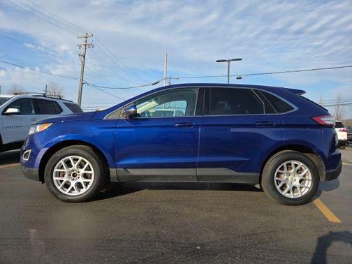 Blue Metallic 2015 Ford Edge SEL