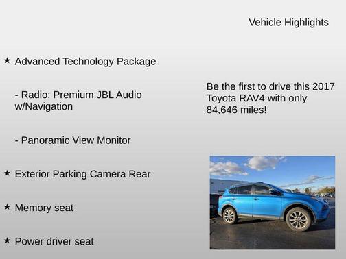 2017 Toyota RAV4 Hybrid Limited