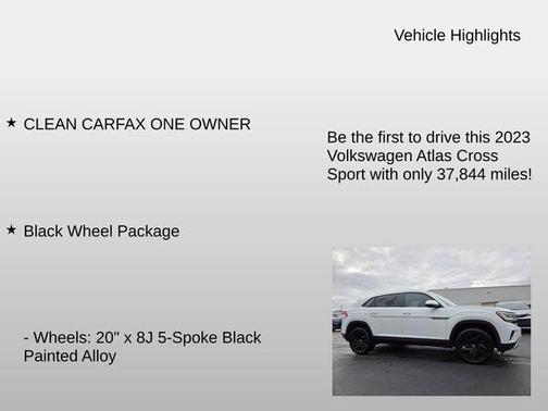 2023 Volkswagen Atlas Cross Sport 2.0T SE w/Technology 4MOTION