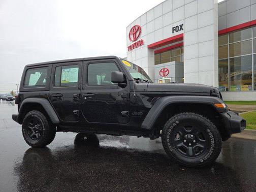 Black Clearcoat 2023 Jeep Wrangler Sport