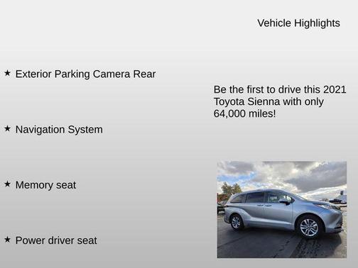 2021 Toyota Sienna Limited 7-Passenger