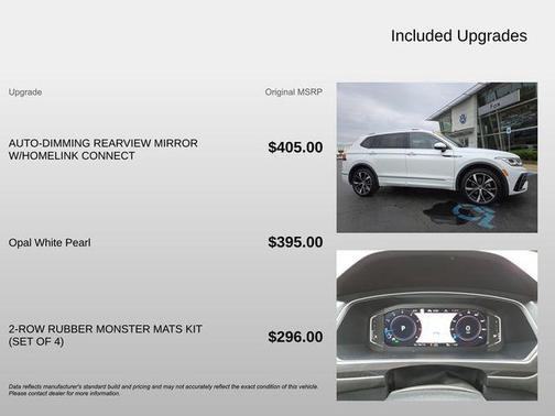 Opal White 2024 Volkswagen Tiguan 2.0T SEL R-Line 4MOTION