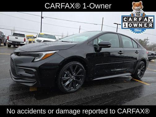 Midnight Black Metallic 2023 Toyota Corolla SE