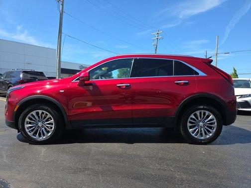 Radiant Red Tintcoat 2024 Cadillac XT4 Premium Luxury