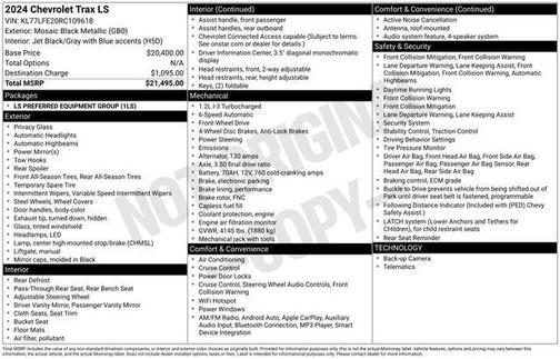 2024 Chevrolet Trax LS
