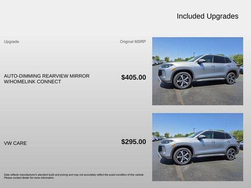 Silver Metallic 2025 Volkswagen Tiguan 2.0T SE 4MOTION