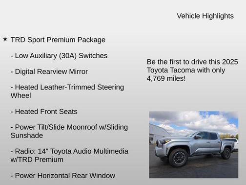 2025 Toyota Tacoma TRD Sport