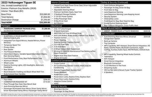 2023 Volkswagen Tiguan 2.0T SE 4MOTION