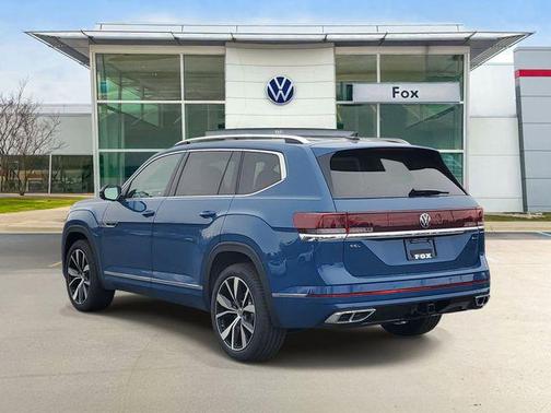 Mountain Lake Blue Metallic 2026 Volkswagen Atlas 2.0T SEL Premium R-Line 4MOTION
