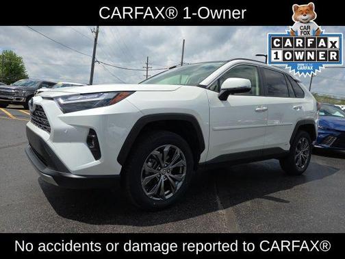 Blizzard Pearl 2022 Toyota RAV4 Hybrid Limited