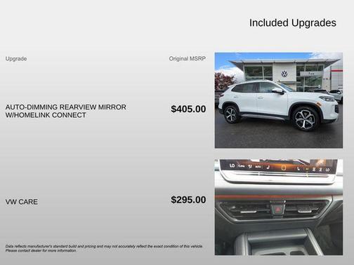 Pure White 2025 Volkswagen Tiguan 2.0T SE 4MOTION