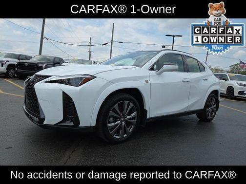Ultra White 2023 Lexus UX 250h F Sport