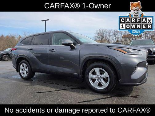Magnetic Gray Metallic 2023 Toyota Highlander Hybrid LE