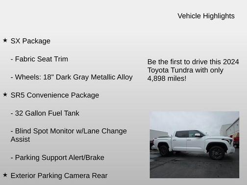 2024 Toyota Tundra SR5