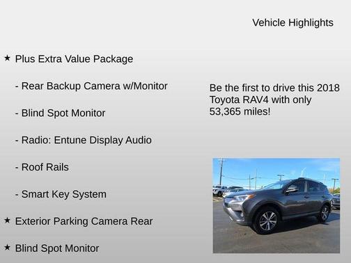 2018 Toyota RAV4 XLE