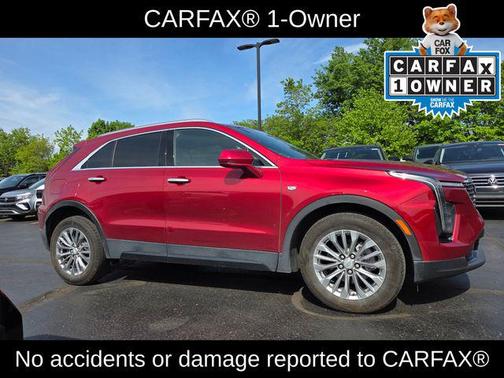Radiant Red Tintcoat 2024 Cadillac XT4 Premium Luxury