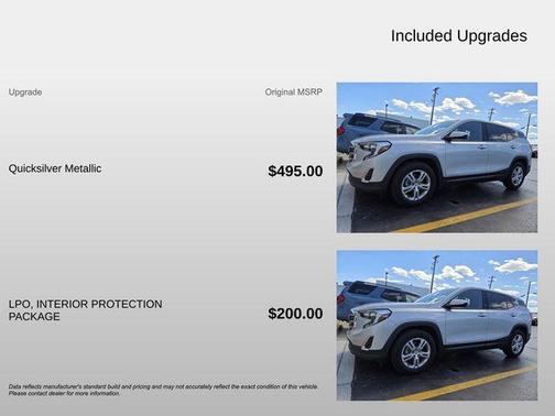 Quicksilver Metallic 2019 GMC Terrain SLE