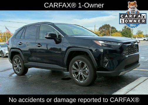 Midnight Black Metallic 2025 Toyota RAV4 Hybrid Limited