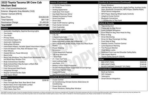 2023 Toyota Tacoma SR