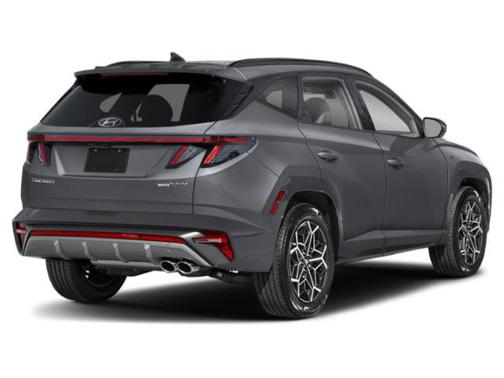 White 2024 Hyundai TUCSON Hybrid N Line