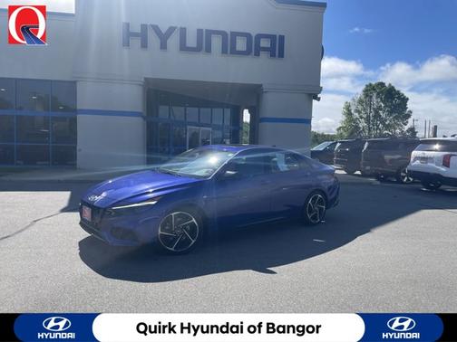 Blue 2023 Hyundai ELANTRA N Line