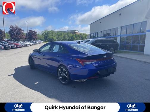Blue 2023 Hyundai ELANTRA N Line