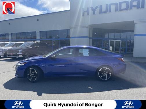 Blue 2023 Hyundai ELANTRA N Line