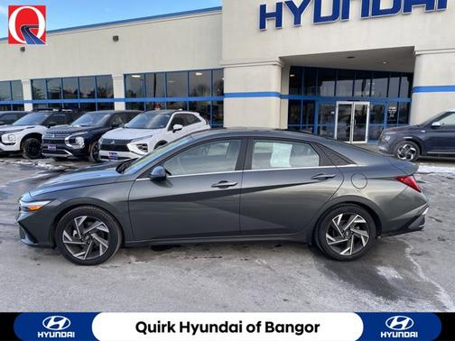 Gray 2024 Hyundai ELANTRA HEV Limited