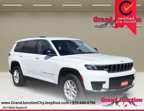Bright White Clearcoat 2023 Jeep Grand Cherokee L Laredo