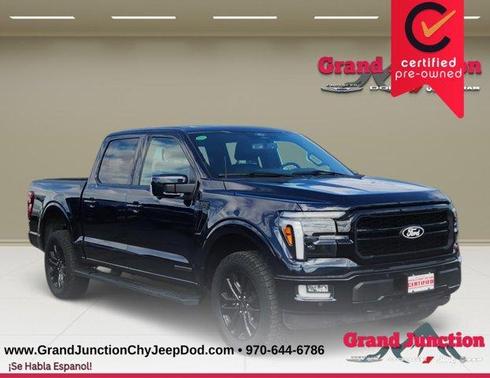Blue 2024 Ford F-150 Lariat
