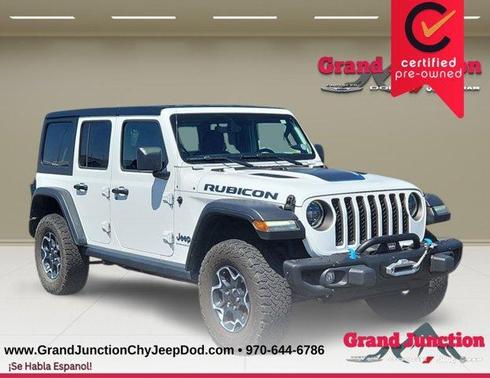 Bright White Clearcoat 2023 Jeep Wrangler 4xe Rubicon