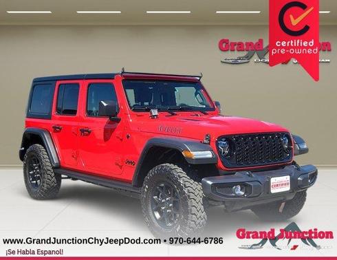 Firecracker Red Clearcoat 2026 Jeep Wrangler Sport