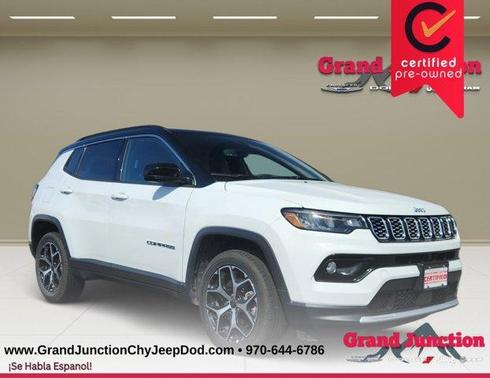 Bright White Clearcoat 2025 Jeep Compass Limited