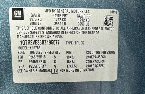 2011 GMC Sierra 1500 SLE