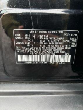 2018 Subaru Outback 2.5i Premium