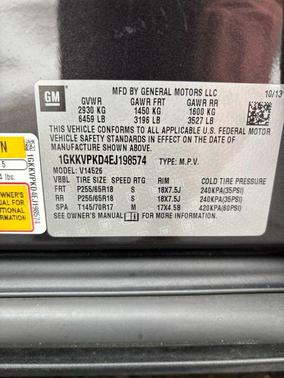 Gray 2014 GMC Acadia SLE-2
