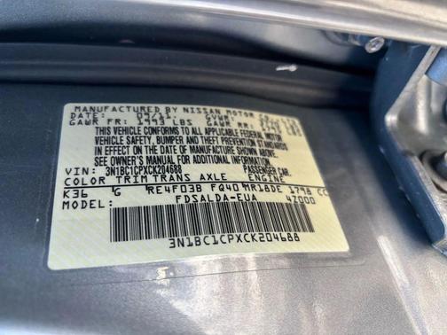 2012 Nissan Versa 1.8 S