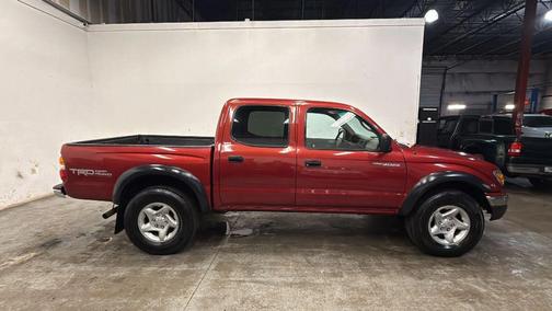 Red 2003 Toyota Tacoma Double Cab