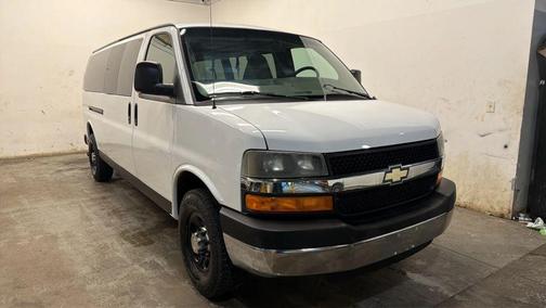 White 2013 Chevrolet Express 3500 LT