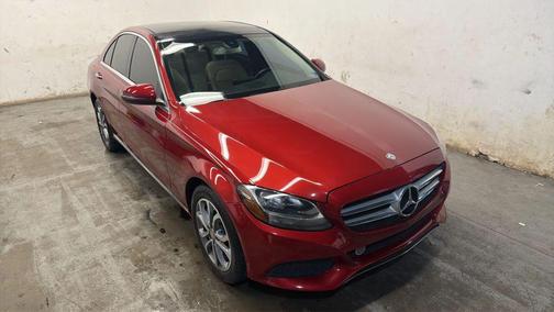 Red 2017 Mercedes-Benz C-Class C 300 4MATIC
