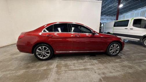 Red 2017 Mercedes-Benz C-Class C 300 4MATIC