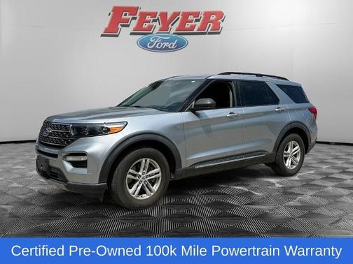 ICONIC SILVER METALLIC 2022 Ford Explorer XLT