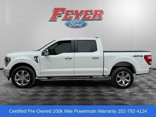 STAR WHITE METALLIC TRICOAT 2023 Ford F-150 LARIAT