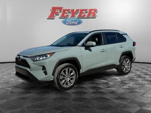 Light Green 2021 Toyota RAV4 XLE PREMIUM