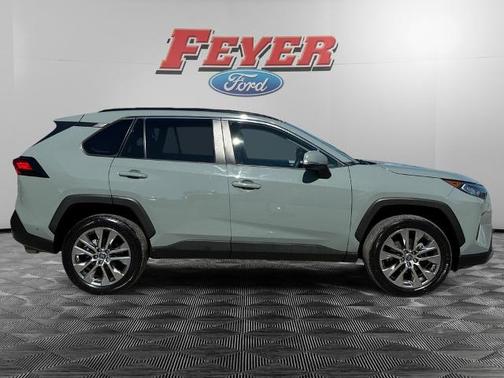 Light Green 2021 Toyota RAV4 XLE PREMIUM