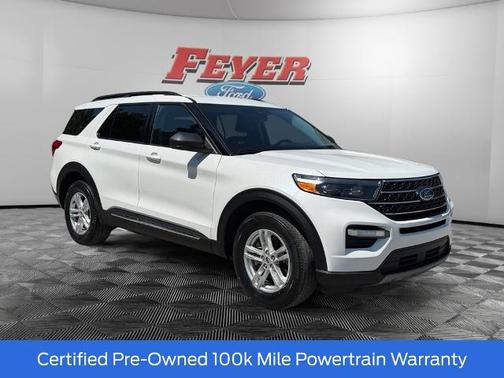 STAR WHITE MET TRI-COAT 2022 Ford Explorer XLT